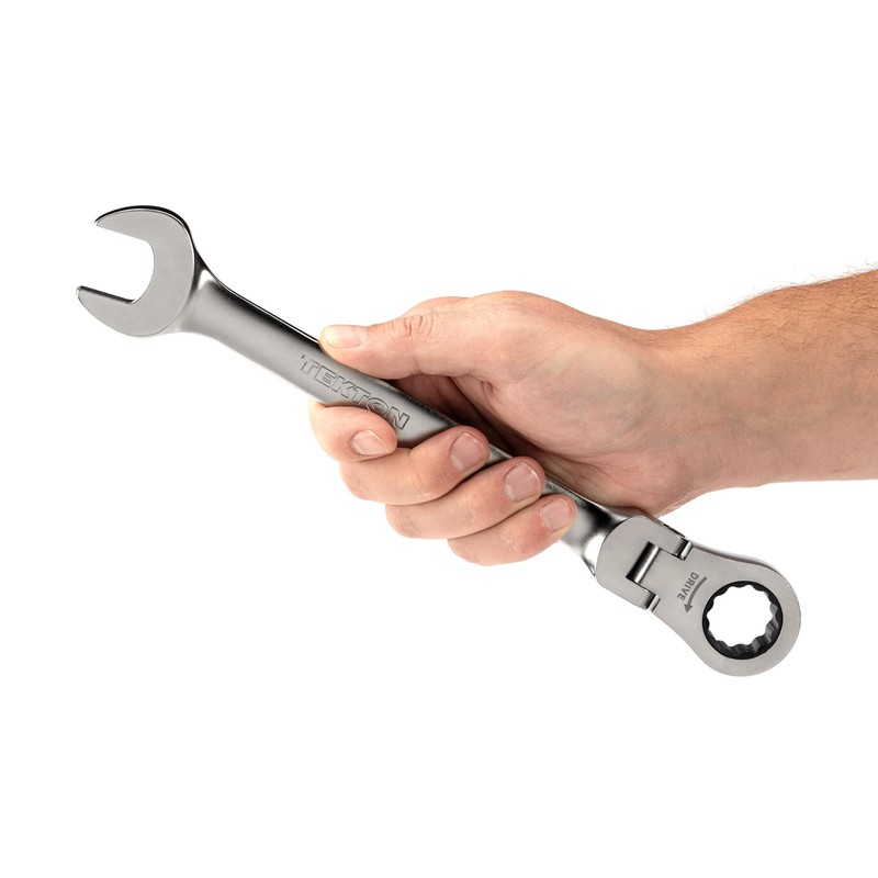 TEKTON 7/8 Inch Flex Head 12-Point Ratcheting Combination Wrench |