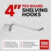 Online Best Service 100 Pack PEG Board Pegboard Shelving Hooks