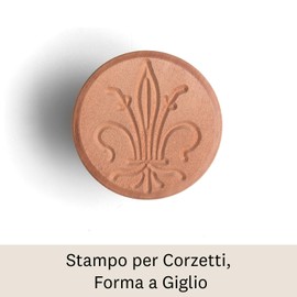 Marcato CZ-GIGL-CLS Corzetto, Forma Giglio, Legno Massello, Linea Premium.
