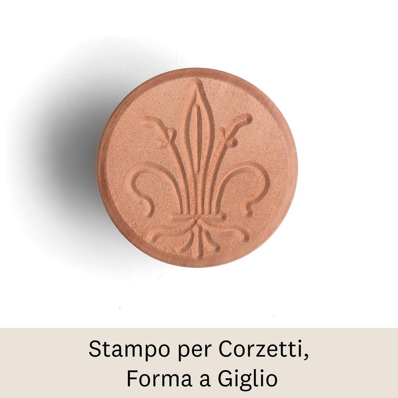 Marcato CZ-GIGL-CLS Corzetto, Forma Giglio, Legno Massello, Linea Premium.