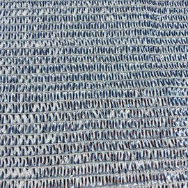 UNIUP 40% Aluminum Foil Shade Cloth, 6.5 FT x 12 FT with Grommets & Ball Bungees, Heavy-Duty Sun Block Net Versatile Privacy Screen for Patio, Garden, Car & Pets