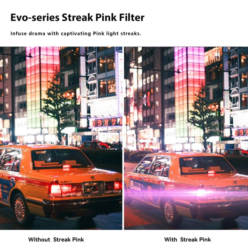ESP72 H&Y HD Evo-Series Streak-Pink Filter Kit 72mm