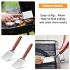 Newtay 2 Pieces Small Brownie Cookie Spatula Metal Stainless Steel