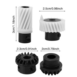 4 Pcs Plastic Drive Gear Shaft Gear Set, Singer Sewing Machine Gear Kit, Hook Drive Gear Set Sewing Machine Singer Accessories