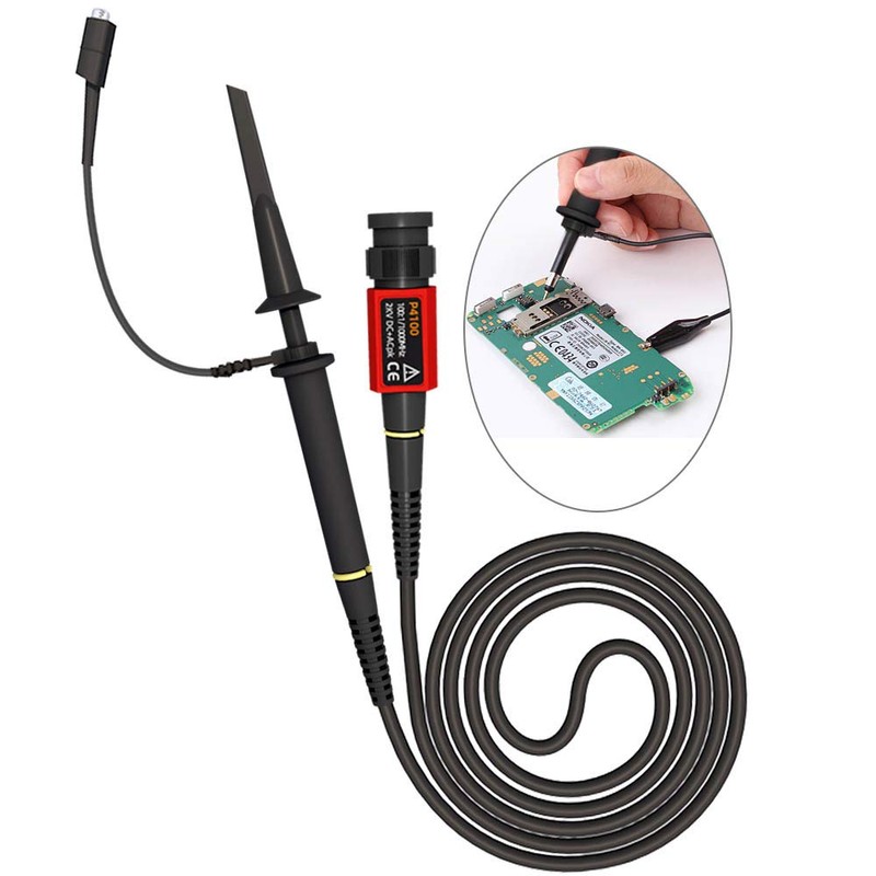 Cleqee P4100 High Voltage Oscilloscope Probe 2000V 100:1 100MHz BNC