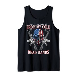 Come And Take It From My Cold Dead Hands Pro 2nd Amendment Tank Top