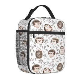 Majoug Hedgehog Lunch Bag/Lunch Box/Lunch Tote/Picnic Bags Insulated Cooler Travel Organizer