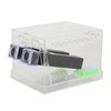 Acrylic Cricket Keeper with Tubes Care Kit for Reptile Tank