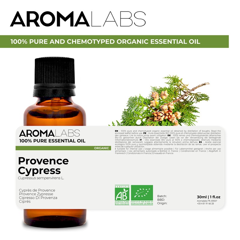 BIO - Provence Cypress Essential Oil - 30mL - 100%
