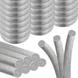 PE Round Cord Seal Joint Cord Filling Cord Joint Filling Profile Foam Round for Gap and Joint Concrete Filling (Grey, 12 mm x 3 m)