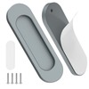 YogePote 2 Pack Self Stick Sliding Door Handles, Aluminum Alloy