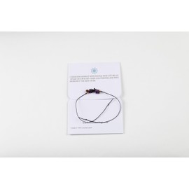 The Blue Yogi Healing Bracelet with Reiki Infused multiple gemstones and copper - Wish Bracelet with Tie closure (Protection Crystal)