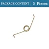 QUARKZMAN 0.63 Inch AD Twist Spring x 5 Pieces Metal
