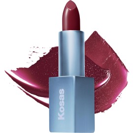 Kosas- Lápiz labial satinado nutritivo y ligero: color de labios de alto impacto con fórmula limpia: Comfy Fe