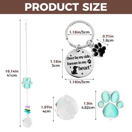 Dog Memorial Gifts for Loss of Dog, Pet Memorial Suncatcher