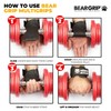 BEAR GRIP Multi Grip Straps/Hooks, Premium Heavy duty weight lifting
