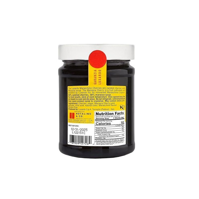 Luxardo The Original Maraschino Cherries | Gourmet Italian Maraschino Cherries