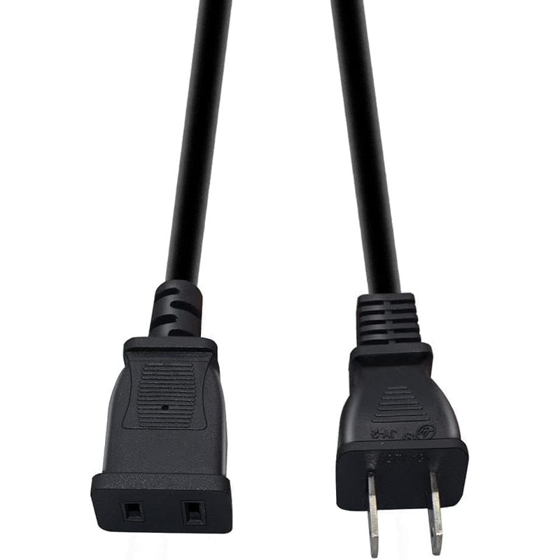Toptekits 2-Pack USA Outlet Saver Power Extension Cord Cable 125V