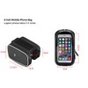 VOANZO Large Capacity Bicycle Frame Bag, 6 Inches Cellphone TPU