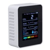 White Infrared CO2 Detector Realtime Reading Accurate Carbon Dioxide Temperature