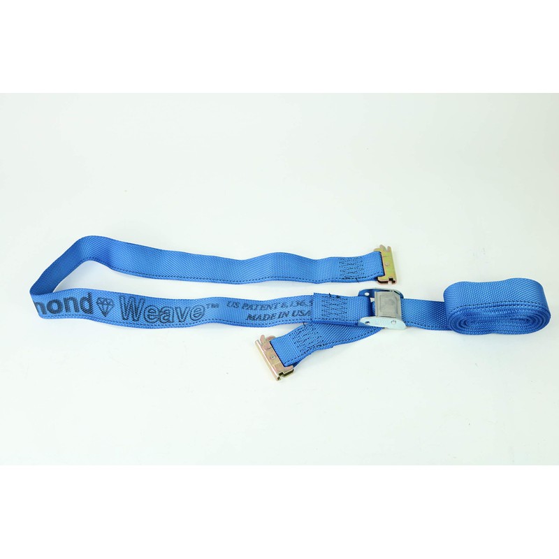 2" x 20' Blue Interior Van Strap Cam Buckle Assembly
