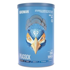 BIRDMAN Peacock Protena Vegana Todo en Uno  11 Vitaminas  Omega 3  Fibra  Enzimas Digestivas  Adaptgenos  MCT Oil  Superalimentos  Zinc  Sin Gluten...