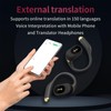 Auriculares de traducción de lenguaje AI, conversión de lenguaje en