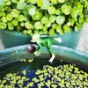 EasyBravo Funny Frog Statue Frog Pot Hugger Plant Decorations for