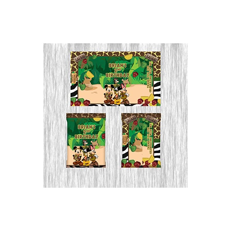 Mouse Safari Party Snacks, Favors and Decorations (Fruit Snacks 0.9oz