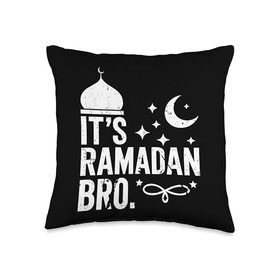 It's Ramadan Bro Islamic Fasting Muslim Ramadan Month Throw Pillow