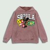 SOPILLA Street Graphic Hoodie 100% Cotton US Warehouse 6 ColorsColor: