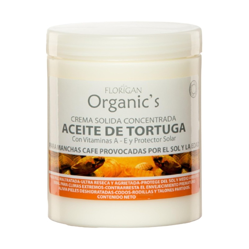 Florigan Organics Crema Sólida Concentrada Aceite de Tortuga, 600gr