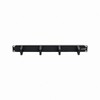 NavePoint 1U Horizontal 19-Inch Rack Mount Cable Management Panel with