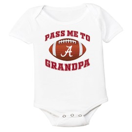 Future Tailgater Alabama Crimson Tide Pass Me To Grandpa Baby Onesie