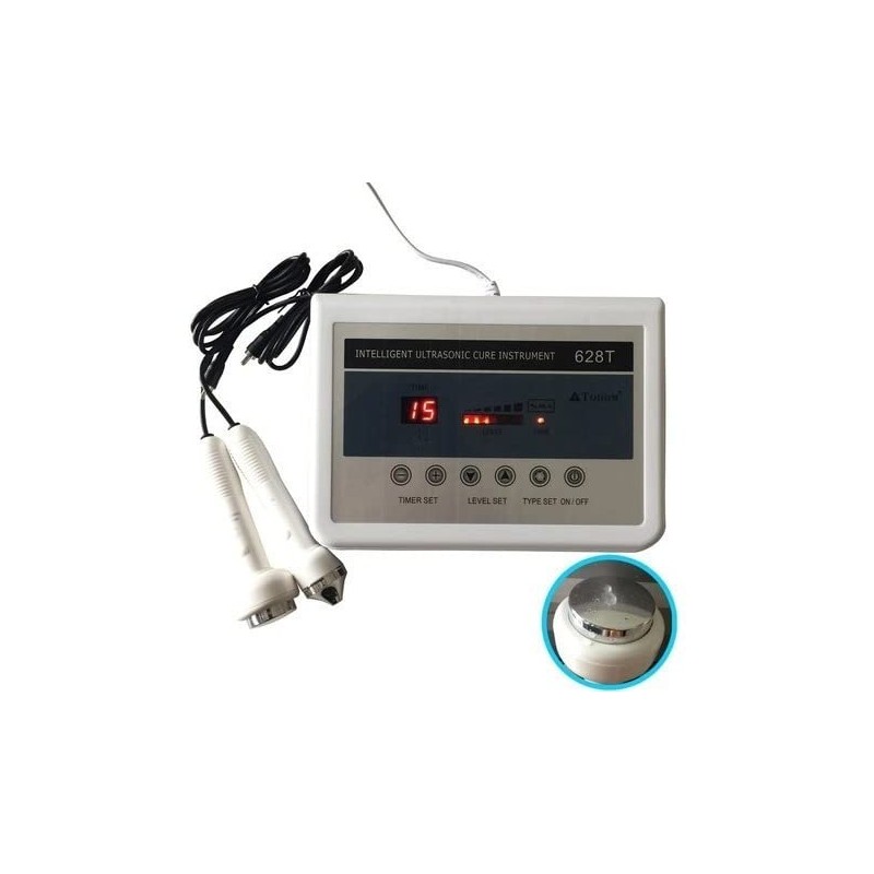 Ultrasonido Corporal y Facial 1MHz 628T 2 Cabezales
