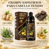 Hair Dye Shampoo 4 en 1 Fórmula Suave Ingredientes Naturales