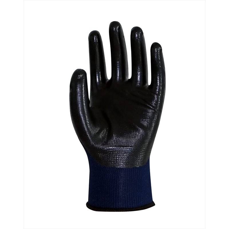 Best Grip, Oil-Resistant and Abrasion-Resistant Gloves, Nitrile Rubber, 10 Pairs