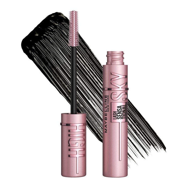 Maybelline Sky High Máscara de Pestañas, Longitud+Volumen 12H, Lavable, 6ml