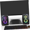 LABRIMP 1 Pair USB Computer Speakers Portable Creative Speaker for