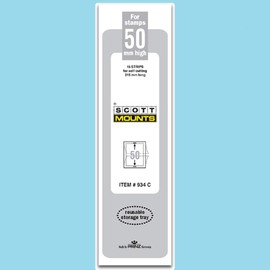 Scott or Prinz 50x215 Clear Stamp Mounts Scott # 934C