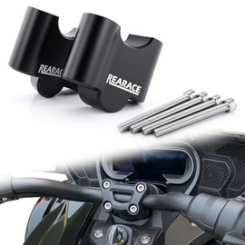 Aluminum Handlebar Riser 2 Inch Fit Can-Am Spyder F3 2015-2025 Spyder RT 2020-2025 Handlebar Riser Extension Kit Bracket Clamps