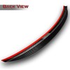 HYPERSPEED Real Carbon Fiber Trunk Spoiler Wing Lip kit Rear