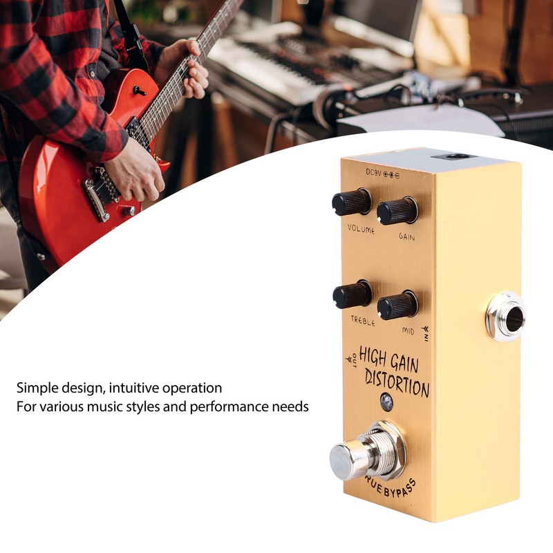 Electric Guitar Effector Multifunctional Guitar Pedal for Musical Instrument Tuning