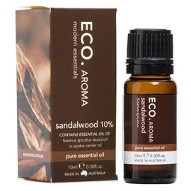 Eco Aroma Dilution Sandalwood 10% in Grapeseed Essential Oil 10ml