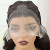 Creamily 13×3 Dark Brown Lace Front Wig 30 Inch Long