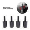 4Pcs Seat Lift Mount Kits 2 Inch Black Reliable Rugged