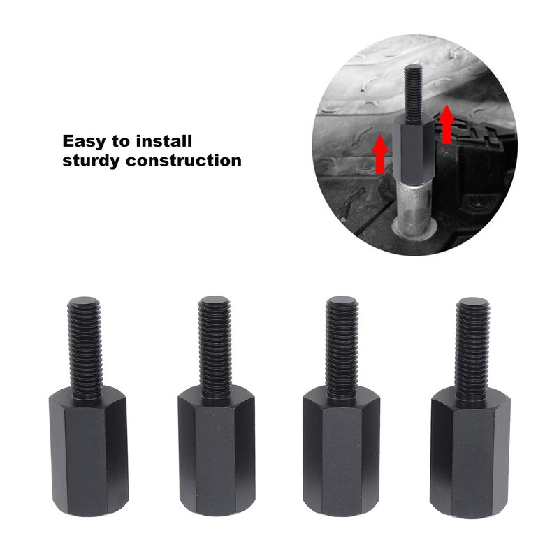 4Pcs Seat Lift Mount Kits 2 Inch Black Reliable Rugged