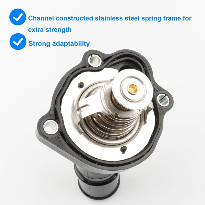 Thermostat Housing Assembly, Replace 902-682, LF70-15-170 Compatible with Mazda 2.0L