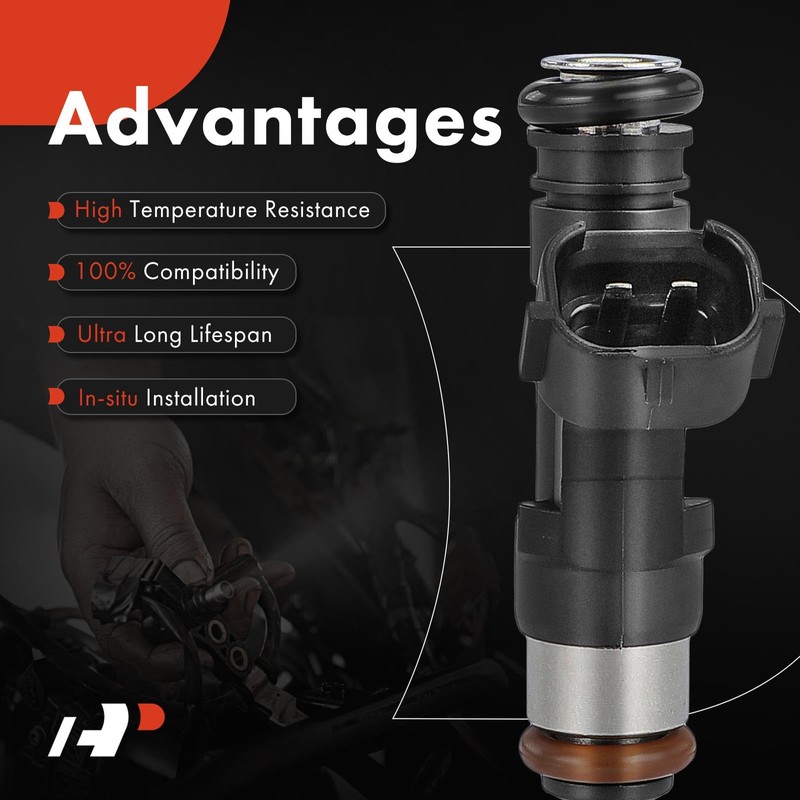 A-Premium Set of 4 Fuel Injectors Compatible with Volkswagen Jetta