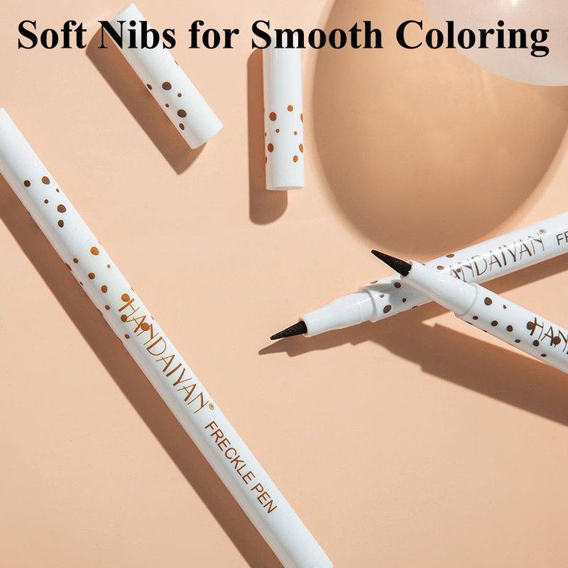 2Pcs Freckle Pen with Not Easy to Lose Color for